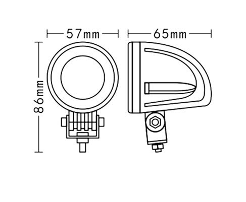 China supplier,10W 12V CREE LED work light