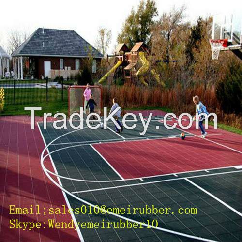 football court  rubber mat