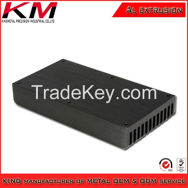 Extrude 6063-T5 Aluminum LED Lighting Anodized Profile Heat Sink