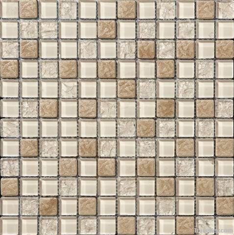 Glass mix Ceramic Mosaic(YJ3146)