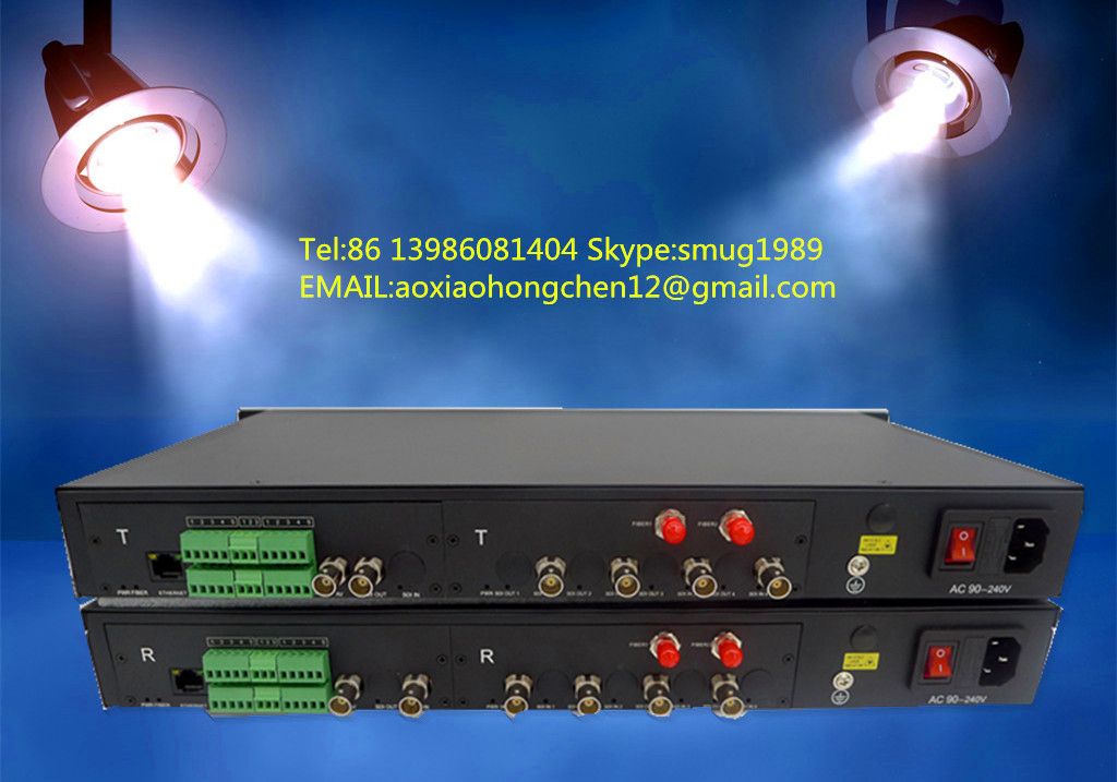 EFP camera fiber optic connection system for remote, tally, intercom, ethernet signals long distance transmission in OBVAN