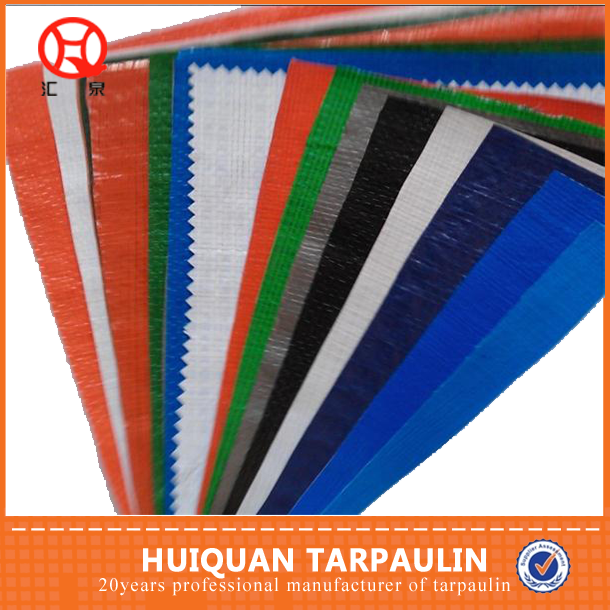 40-300gsm pe material tarpaulin various color blue orange