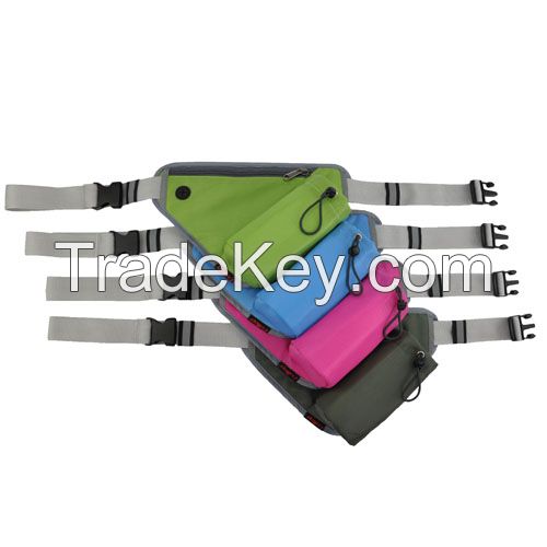 Sport bag with water bottle holder