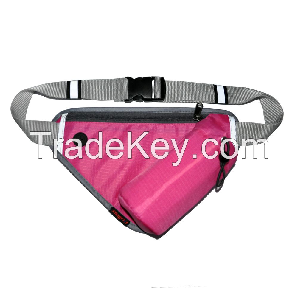 Sport bag with water bottle holder