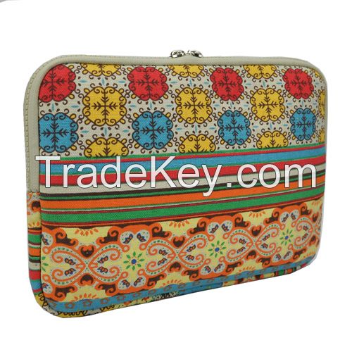 Canvas Bohemian Laptop Sleeve