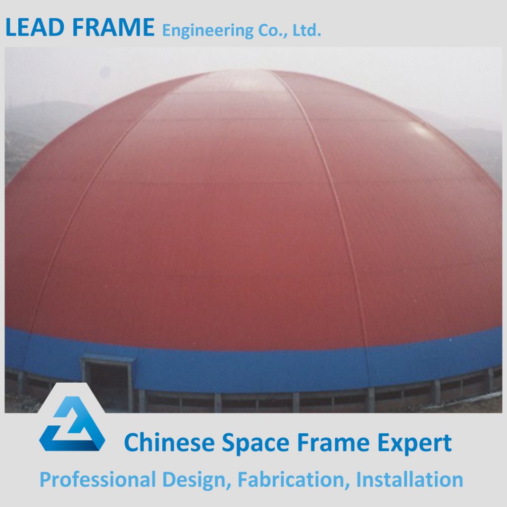 Coal storage shed steel space frame structure