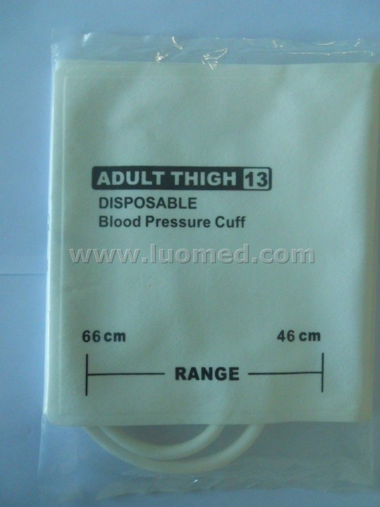 Adult Thigh Double Tube Disposable Blood Pressure Cuff