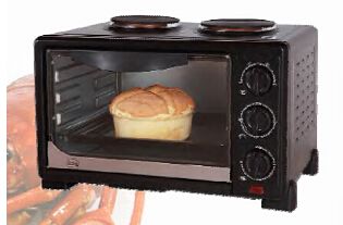 45/48L Electric Toaster Oven with Hot Plates Multi Function Oven  Halogen oven