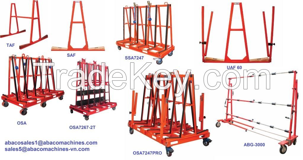 TRUCK A-FRAME, A frame, frame for stone marble, stone storage, tools for stone glass slab granite