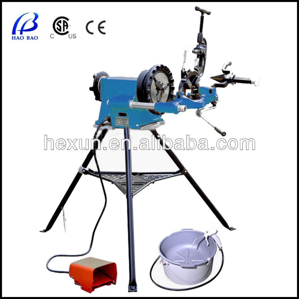 Haobao high quality products automatic machine HT50D 1/2'' 2'' Portable Pipe Threading Machine