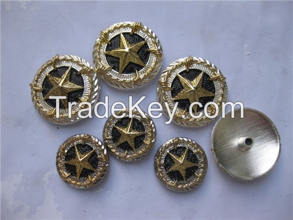 Star Rope Edge Berry Conchos