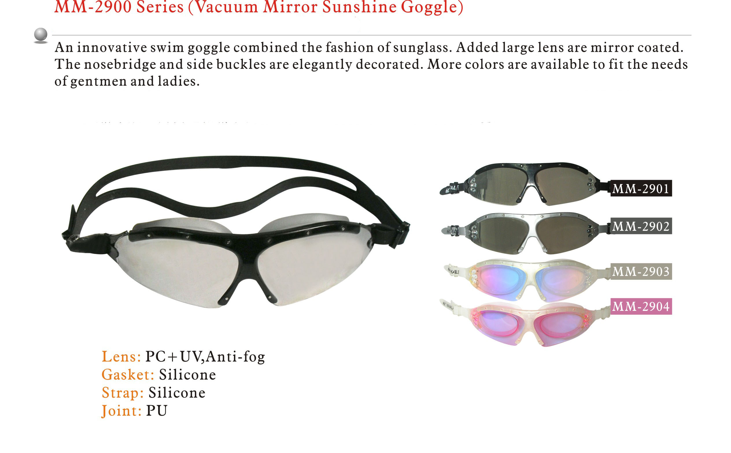 Vacuum Mirror Sunshine Goggle