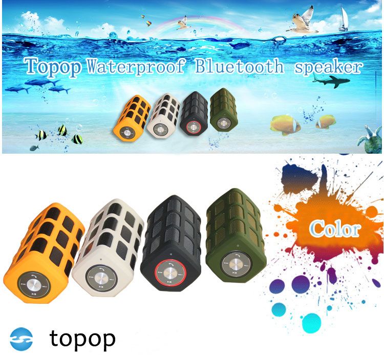 2014 New mini wireless Bluetooth Shower bathroom Waterproof Bluetooth Speaker