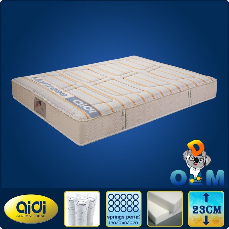 Golden latest design compressed foam and spring mattress