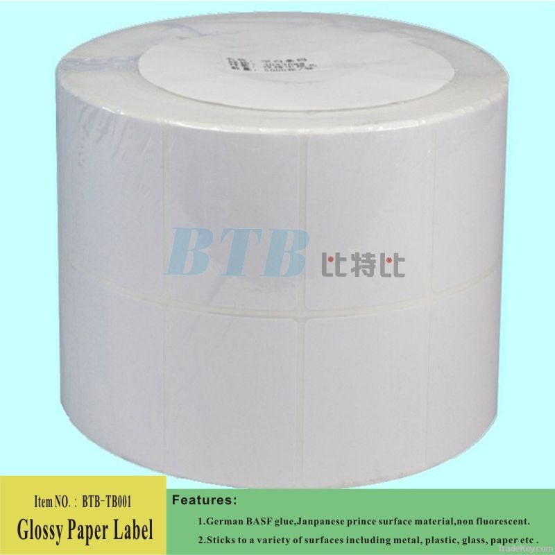 Manufacturer of Glossy Coated Paper Roll Label