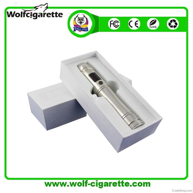 New design E cig Stainless E cigator LED Display Electronic Cigarette