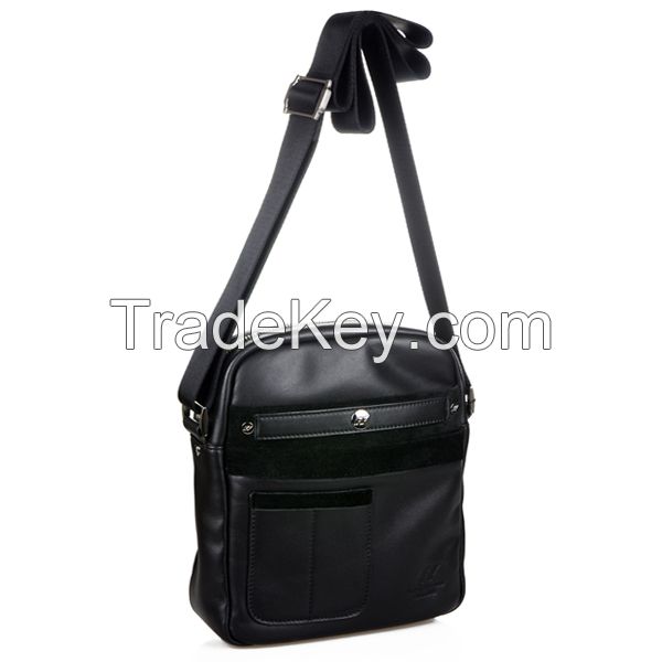 High-grade leather men shoulder bag