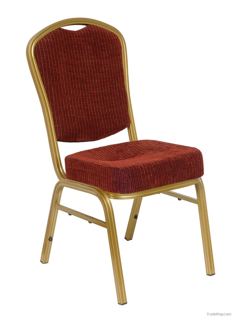 Stacking Aluminum Hotel Banquet Wedding Metal Hall Dining Chair (B-039)