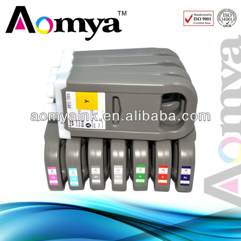 Aomya high quality PFI-701 large format cartridge for Canon 8100