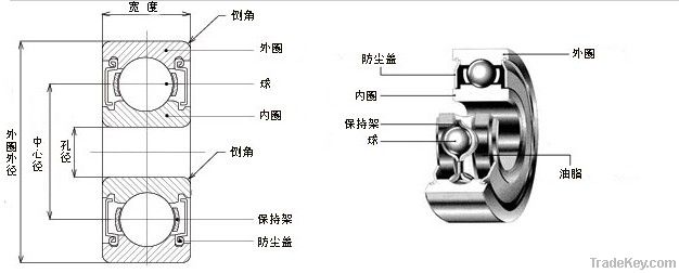 Deep Groove Ball Bearing 6300-2RS