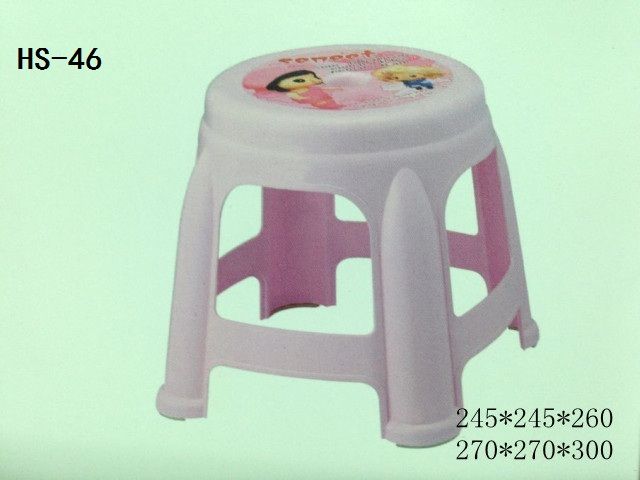 cartoon and fashion children plastic stool/plastic moulds