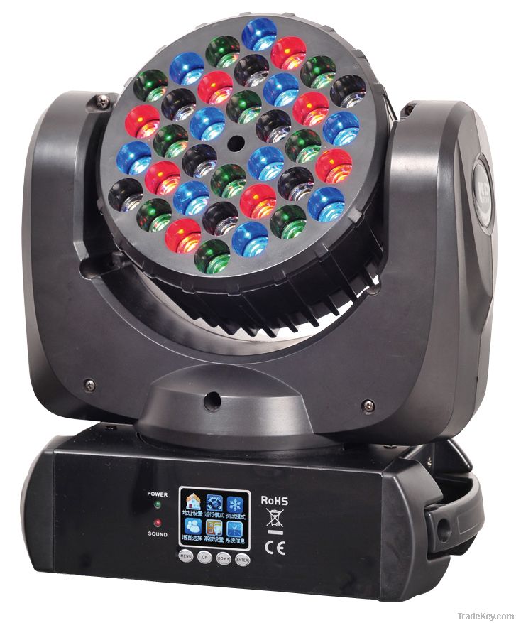 CREE XP dmx RGBW beam 36 3w led moving head light