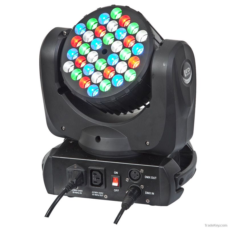 CREE XP dmx RGBW beam 36 3w led moving head light