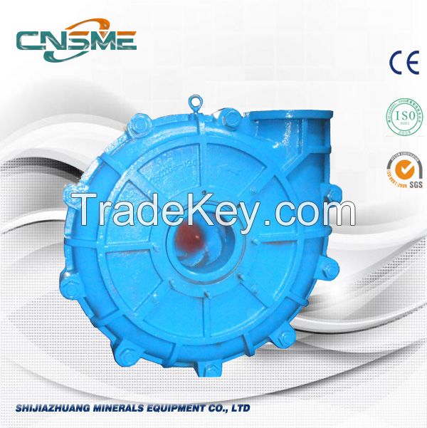 rubber lined pumps end suction dredge pump