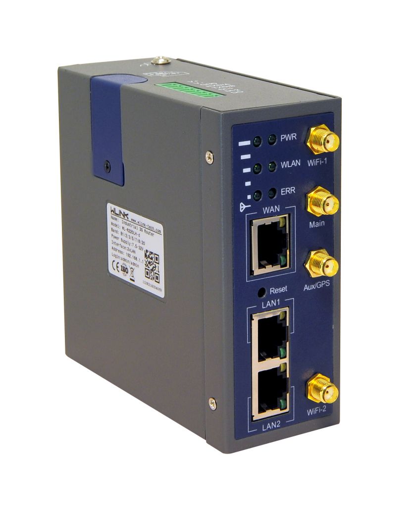 4G LTE M2M Communication Router with I/O and RS232