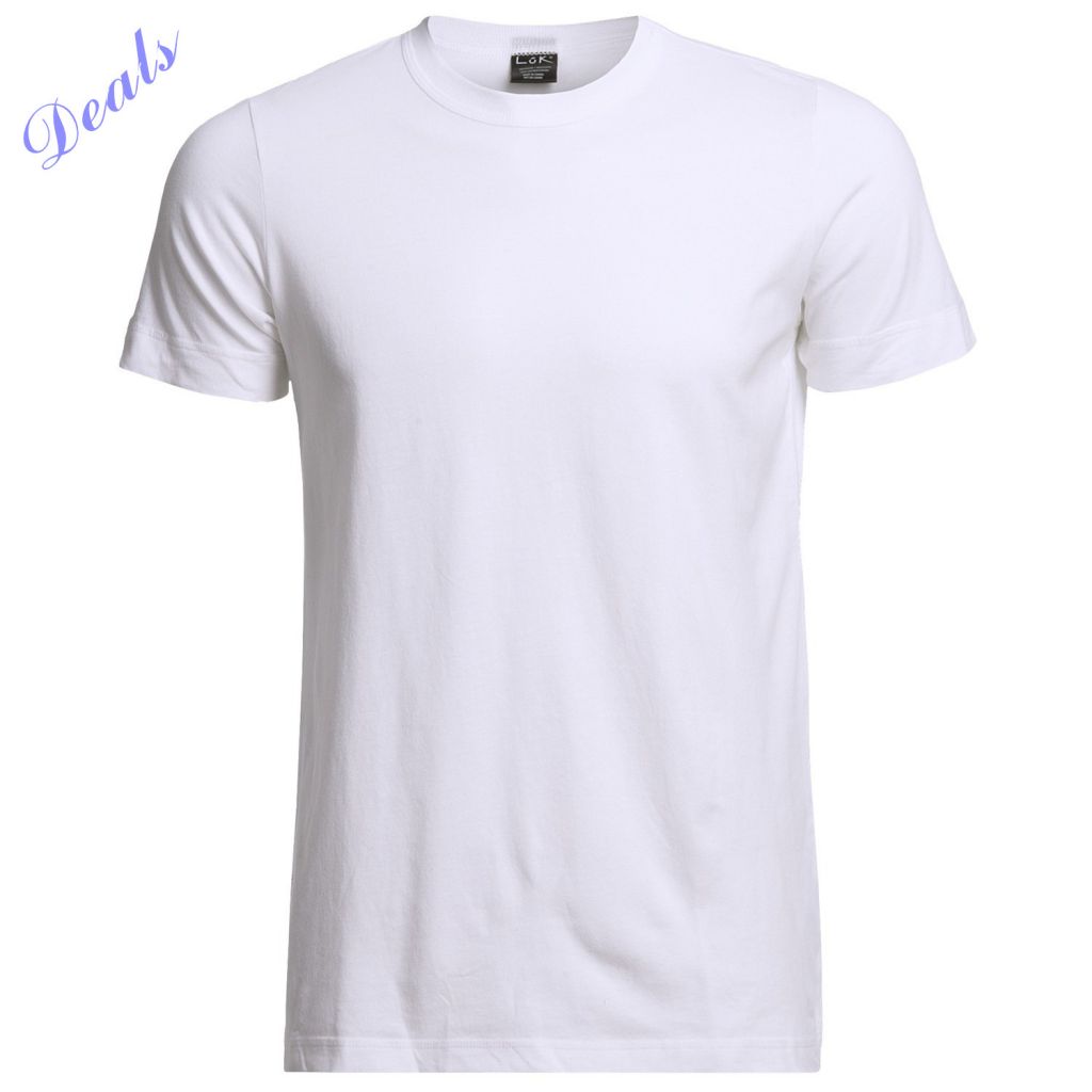 Top Quality Cotton Blank White T-shirts for Men