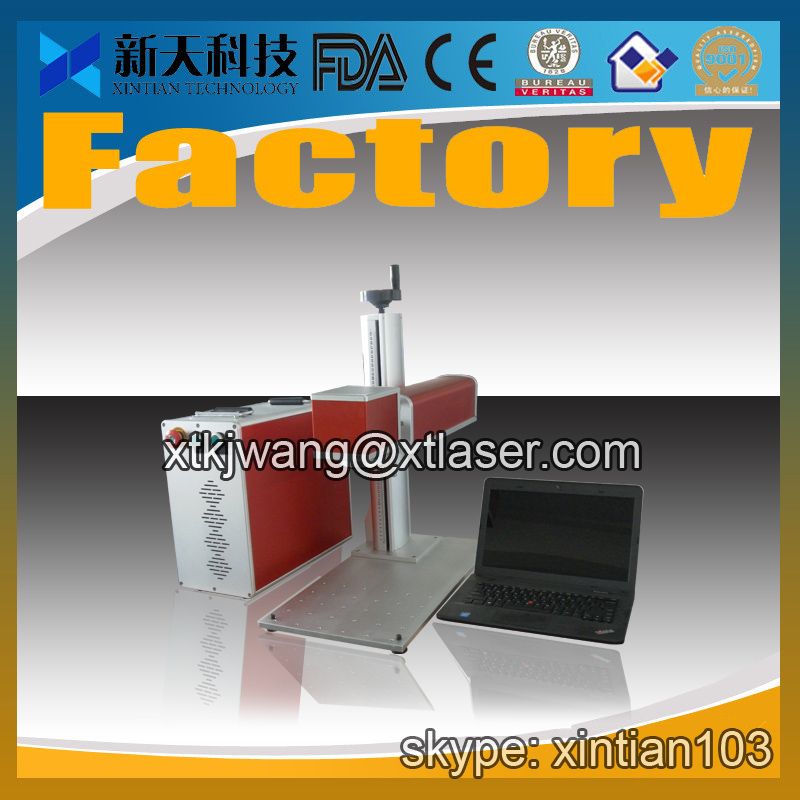 Mini portable fiber laser machine for bar code printing