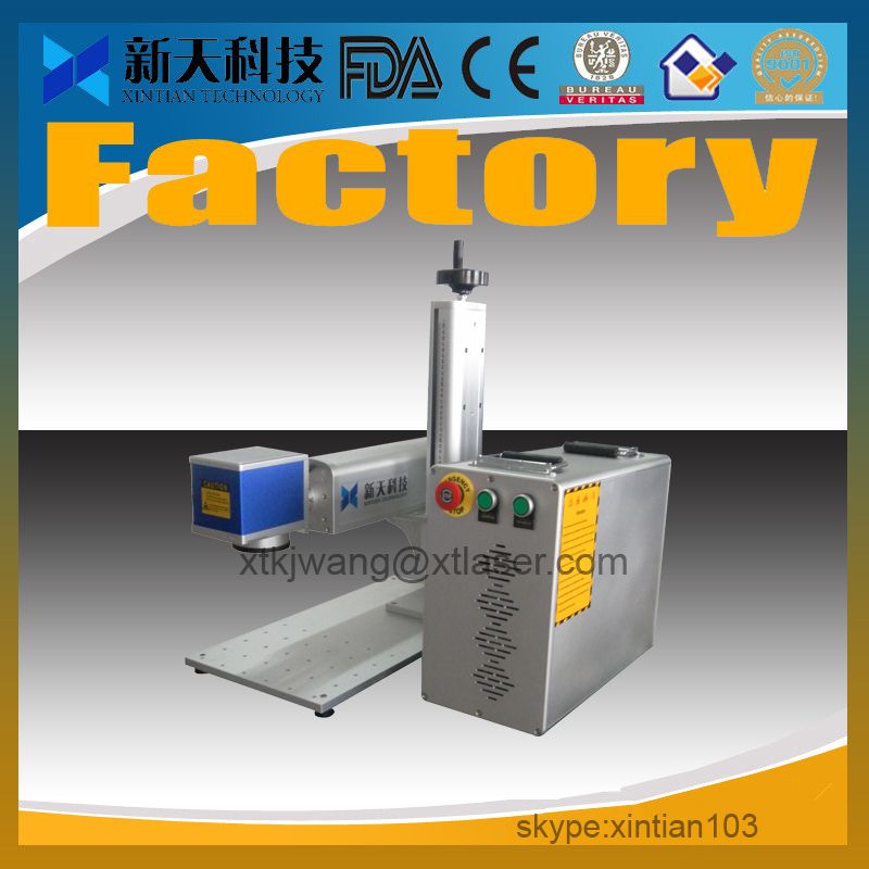 Portable CNC fiber laser marking machine price with EZCAD card