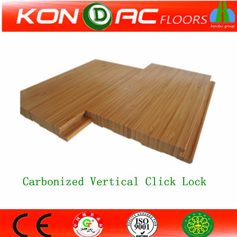 CE, Grade A, Glueness click/T&G Bamboo Flooring- Carbonized Vertical Bamboo 