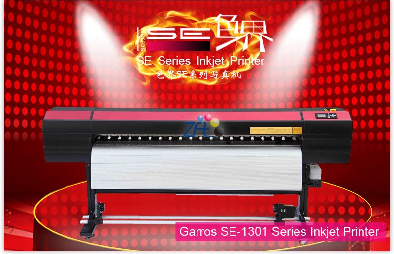 colorful wallpaper inkjet printing machine Garros SE1301 for 3d wall paper /sticker