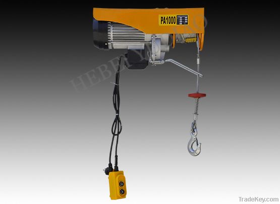 500kg mini electric hoist winch, mini electric cable hoist