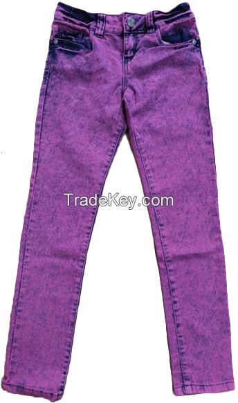 Womens Colored Denim Pant