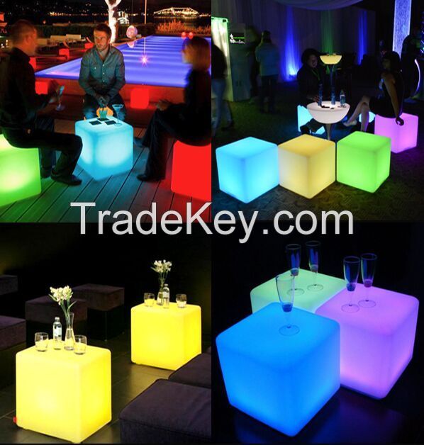 LED Cube Chairs