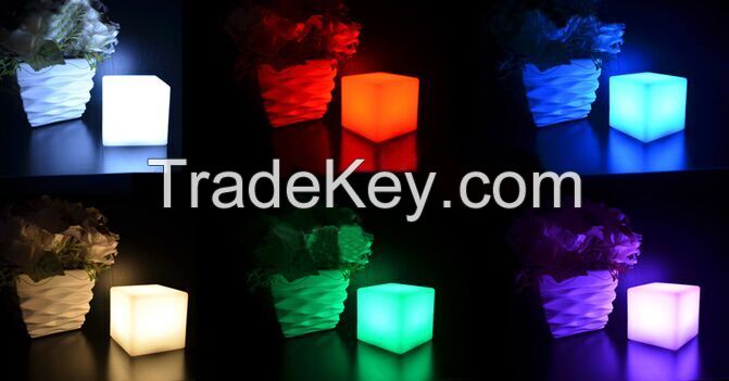 10cm x 10cm x 10 cm Led light cube,wholesale led cube seat lighting&led cube