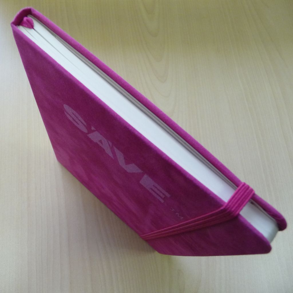 Flocking Fabric Notebook