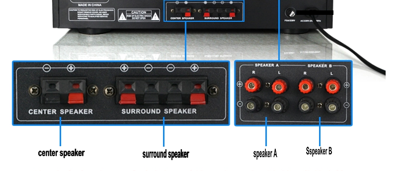 SASION 5.1 channels ahuja amplifier