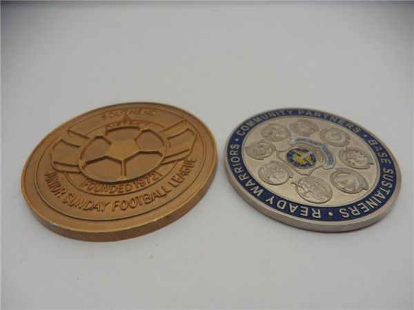 Unique style brass metal coin as customers' required