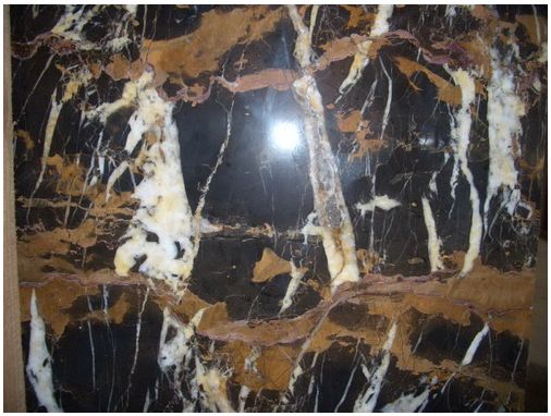 black  golden marble