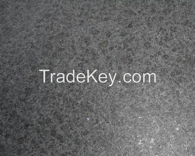 Flamed Black Basalt G684 tile