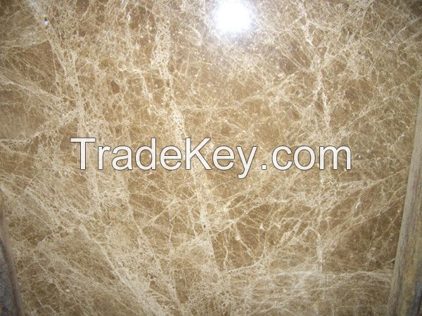 Spanish Emperador Light slab and tile