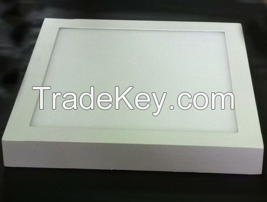 surface mounted square LED panel light 12W 27000-3000K/4000-4200K/6000-6500K 