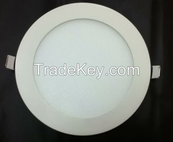 18W round recessed LED panel light 4000-4200K white 