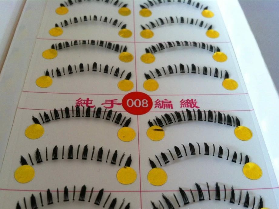 Hand made natural false eyelash individual thick long eyelash extension Eyelashes makeup