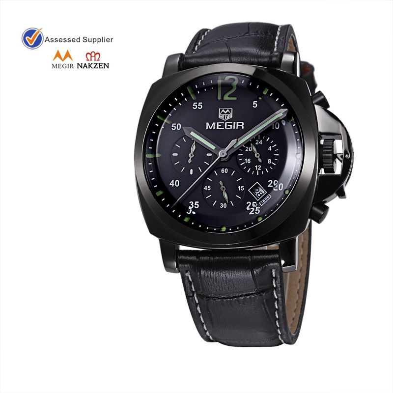 High-Level Glossy Finish Case Gift Watches, Watch Top Brand with Protective Crown Cap Style