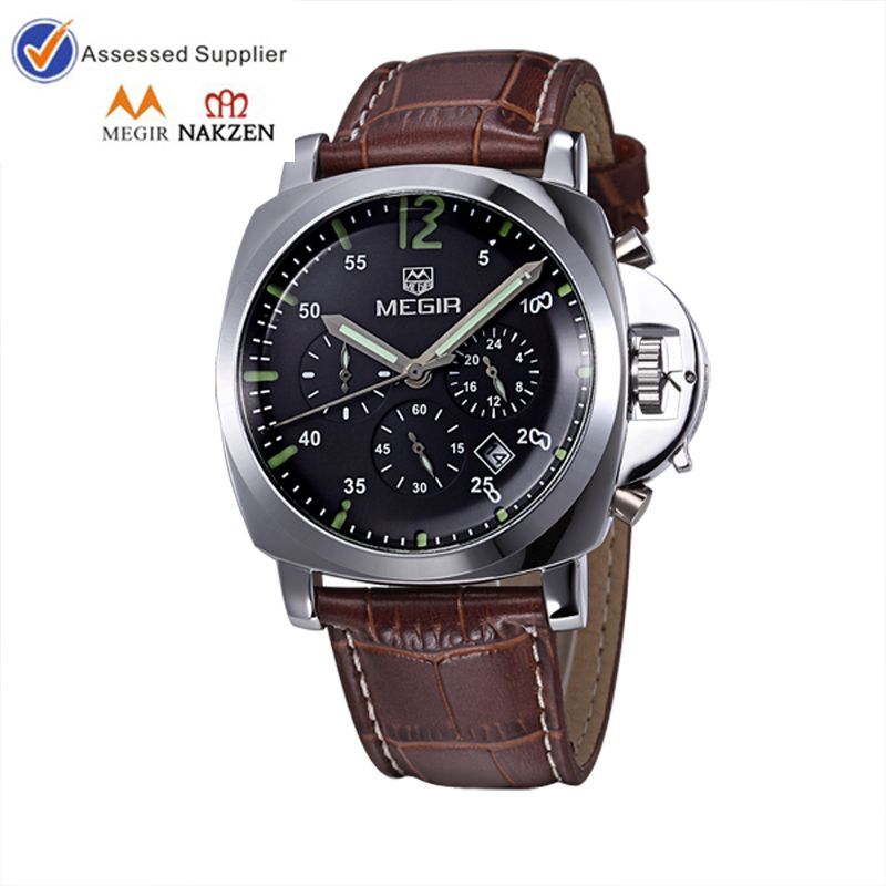 High-Level Glossy Finish Case Gift Watches, Watch Top Brand with Protective Crown Cap Style