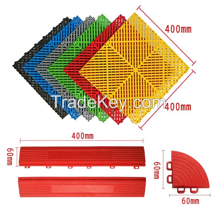 Garage floor interlocking tiles PP material 